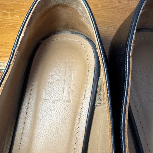 Flattered Camila Black Leather Mary Jane Flats Buckle Women's Sz 7 / EU 37 Spain - Picture 7 of 10